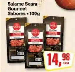 Rede Supermarket Salame Seara Gourmet Sabores oferta