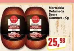 Rede Supermarket Mortadela Defumada Seara Gourmet oferta