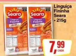 Rede Supermarket Linguiça Fininha Seara oferta