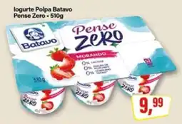 Rede Supermarket Iogurte Polpa Batavo Pense Zero oferta