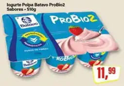 Rede Supermarket Iogurte Polpa Batavo ProBio2 Sabores oferta