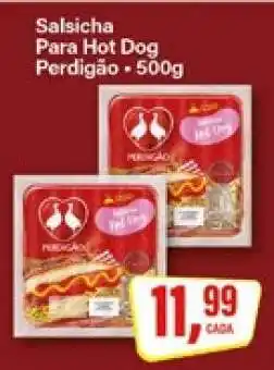 Rede Supermarket Salsicha Para Hot Dog Perdigão - 500g oferta