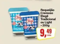 Rede Supermarket Requeijão Cremoso Elegê Tradicional ou Light oferta