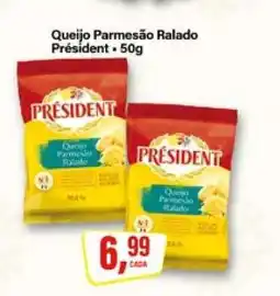 Rede Supermarket Queijo parmesão ralado Président 50g oferta