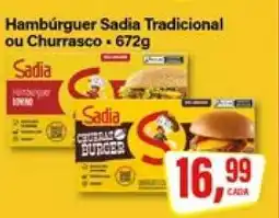 Rede Supermarket Hambúrguer Sadia Tradicional ou Churrasco oferta