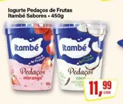 Rede Supermarket Iogurte Pedaços de Frutas Itambé Sabores - 450g oferta