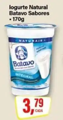 Rede Supermarket Iogurte Natural Batavo Sabores oferta