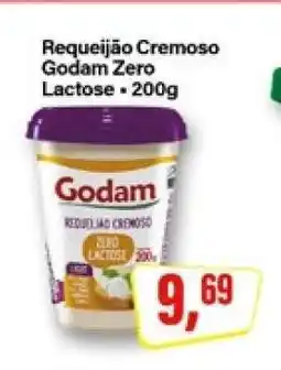 Rede Supermarket Requeijão Cremoso Godam Zero Lactose - 200g oferta