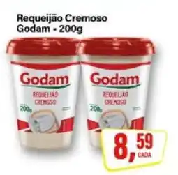 Rede Supermarket Requeijão Cremoso Godam oferta