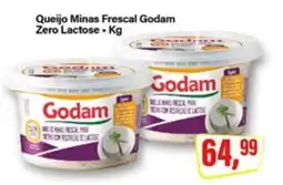 Rede Supermarket Queijo Minas Frescal Godam Zero Lactose oferta