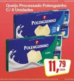Rede Supermarket Queijo Processado Polenguinho C/ 8 Unidades oferta