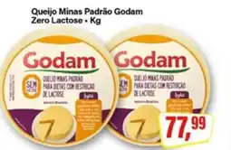 Rede Supermarket Queijo Minas Padrão Godam Zero Lactose oferta