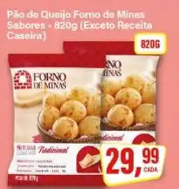 Rede Supermarket Pão de Queijo Forno de Minas Sabores oferta