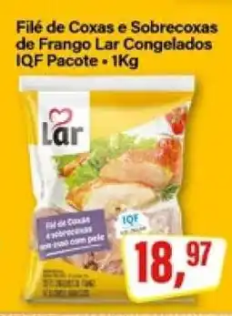 Rede Supermarket Filé de Coxas e Sobrecoxas de Frango Lar Congelados IQF Pacote oferta