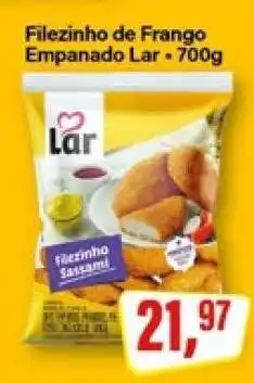 Rede Supermarket Filezinho de Frango Empanado Lar - 700g oferta