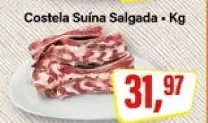 Rede Supermarket Costela Suína Salgada oferta