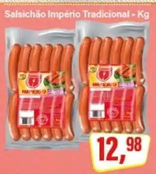 Rede Supermarket Salsichão Império Tradicional oferta