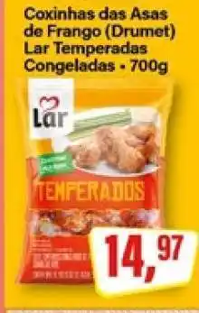 Rede Supermarket Coxinhas das Asas de Frango (Drumet) Lar Temperadas Congeladas - 700g oferta