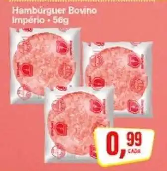 Rede Supermarket Hambúrguer Bovino Império oferta