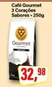 Rede Supermarket Café Gourmet 3 Corações Sabores oferta