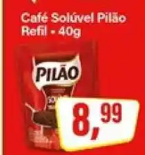 Rede Supermarket Café Solúvel Pilão Refil - 40g oferta