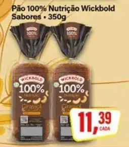 Rede Supermarket Pão 100% Nutrição Wickbold Sabores oferta
