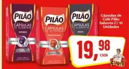 Rede Supermarket Cápsulas de Café Pilão Sabores C/ 10 Unidades oferta