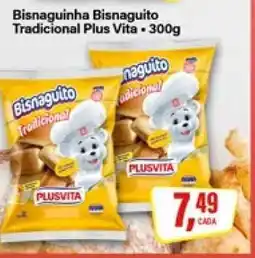 Rede Supermarket Bisnaguinha Bisnaguito Tradicional Plus Vita - 300g oferta