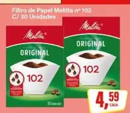 Rede Supermarket Filtro de Papel Melitta nº102 oferta