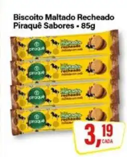 Rede Supermarket Biscoito Maltado Recheado Piraquê Sabores oferta