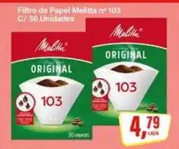 Rede Supermarket Filtro de Papel Melitta nº 103 oferta