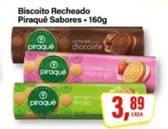 Rede Supermarket Biscoito Recheado Piraquê Sabores oferta