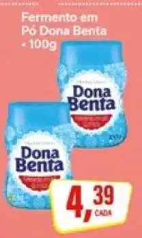 Rede Supermarket Fermento em Pó Dona Benta oferta