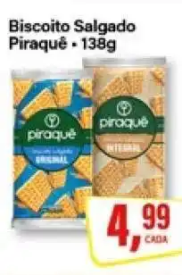 Rede Supermarket Biscoito Salgado Piraquê oferta