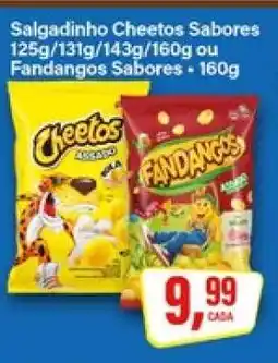 Rede Supermarket Salgadinho Cheetos Sabores ou Fandangos Sabores oferta