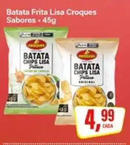 Rede Supermarket Batata Frita Lisa Croques Sabores - 45g oferta