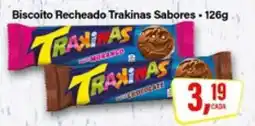 Rede Supermarket Biscoito Recheado Trakinas Sabores oferta