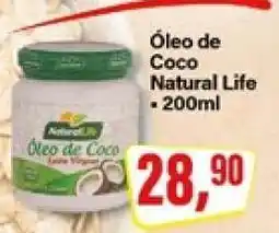 Rede Supermarket Óleo de Coco Natural Life oferta