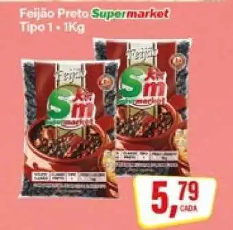 Rede Supermarket Feijão Preto Supermarket Tipo 1 oferta