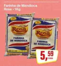 Rede Supermarket Farinha de Mandioca Rosa oferta
