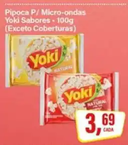 Rede Supermarket Pipoca P/ Micro-ondas Yoki Sabores oferta