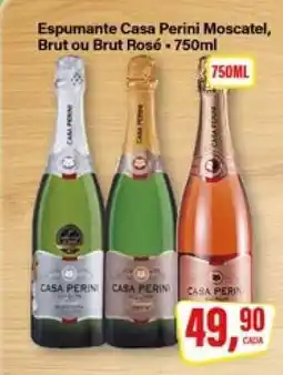 Rede Supermarket Espumante Casa Perini Moscatel, Brut ou Brut Rosé oferta