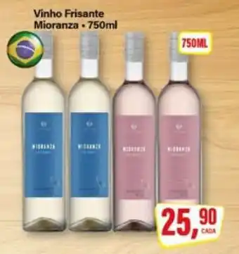 Rede Supermarket Vinho Frisante Mioranza oferta