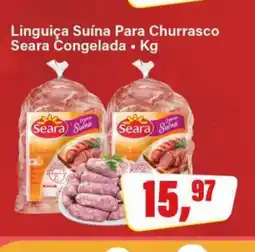 Rede Supermarket Linguiça Suína Para Churrasco Seara Congelada oferta