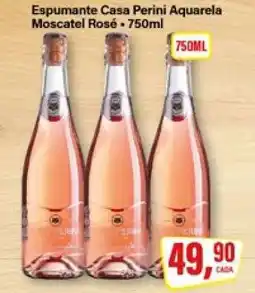 Rede Supermarket Espumante Casa Perini Aquarela Moscatel Rosé oferta
