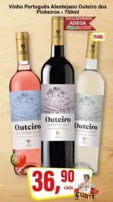 Rede Supermarket Vinho Português Alentejano Outeiro dos Pinheiros - 750ml oferta