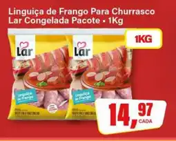 Rede Supermarket Linguiça de Frango Para Churrasco Lar Congelada Pacote oferta