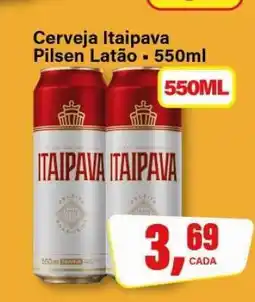 Rede Supermarket Cerveja Itaipava Pilsen Latão oferta
