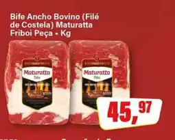 Rede Supermarket Bife Ancho Bovino (Filé de Costela) Maturatta Friboi Peça oferta