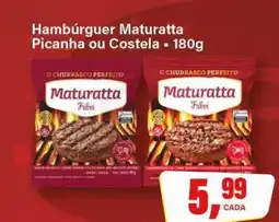 Rede Supermarket Hambúrguer Maturatta Picanha ou Costela - 180g oferta